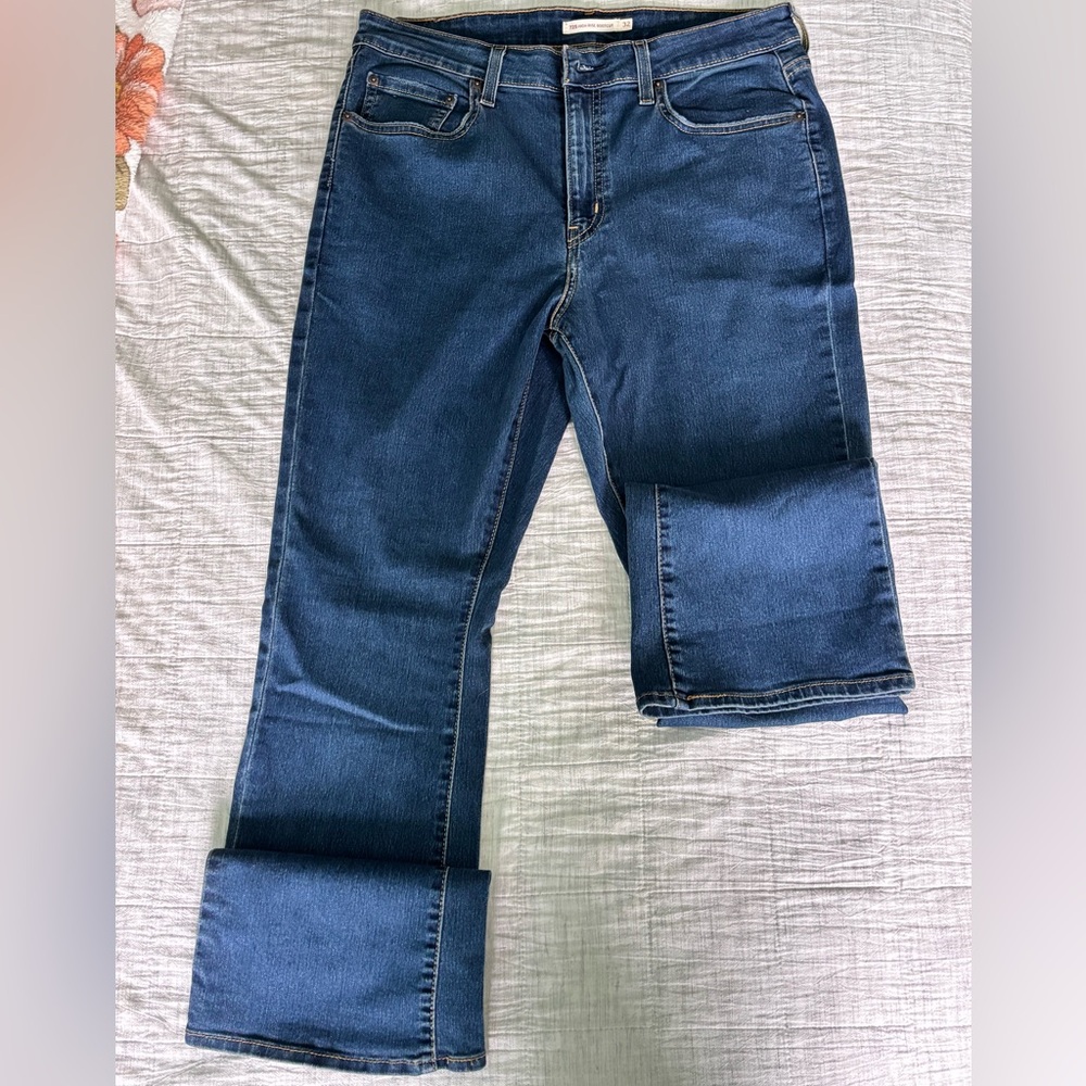 Levi's Blue Straight Leg Jeans Classic Denim